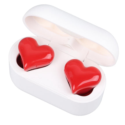 Wireless Earbuds Multifunction Stylish Lightweight Noise Canceling Stereo Heart Shaped Bluetooth Earphones