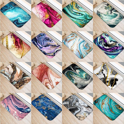 Color Palette Kitchen Hallway Mat Entrance Rug Floor Non-slip Bathroom Carpet