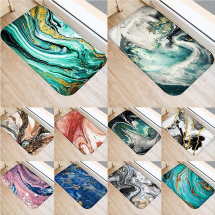 Color Palette Kitchen Hallway Mat Entrance Rug Floor Non-slip Bathroom Carpet