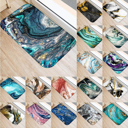 Color Palette Kitchen Hallway Mat Entrance Rug Floor Non-slip Bathroom Carpet