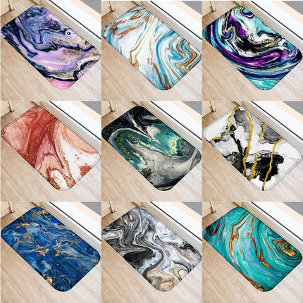 Color Palette Kitchen Hallway Mat Entrance Rug Floor Non-slip Bathroom Carpet