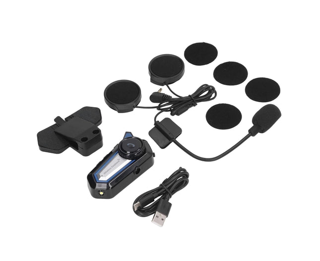 BT31 Motorcycle Bluetooth Helmet Headset Wireless Hands Free Stereo Waterproof Noise Cancelling Headset