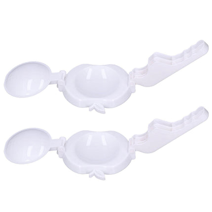 2pcs/set Manual Dumpling Wrappers Pressing Mould Rustproof Dumpling Skin Press Maker Accessories