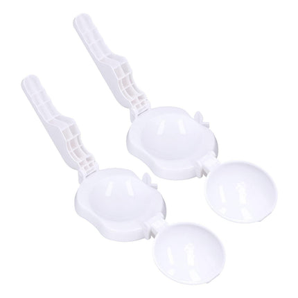 2pcs/set Manual Dumpling Wrappers Pressing Mould Rustproof Dumpling Skin Press Maker Accessories