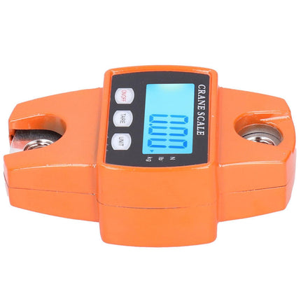 300kg Mini Portable Crane Scale LCD Digital Electronic Hanging Hook Scale Weight Measuring Tool