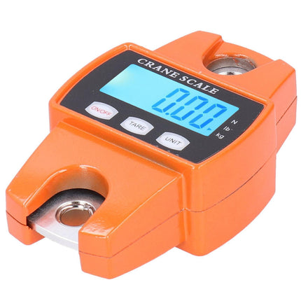 300kg Mini Portable Crane Scale LCD Digital Electronic Hanging Hook Scale Weight Measuring Tool