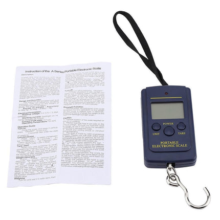 40kg/10g Electronic Scale Digital Hanging Luggage Portable Scale with Hook