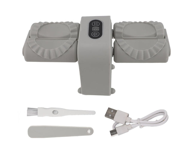 Double Head Automatic Dumpling Maker Mould Electric Dumpling Maker Machine Dumpling Wrapper Tool for Home