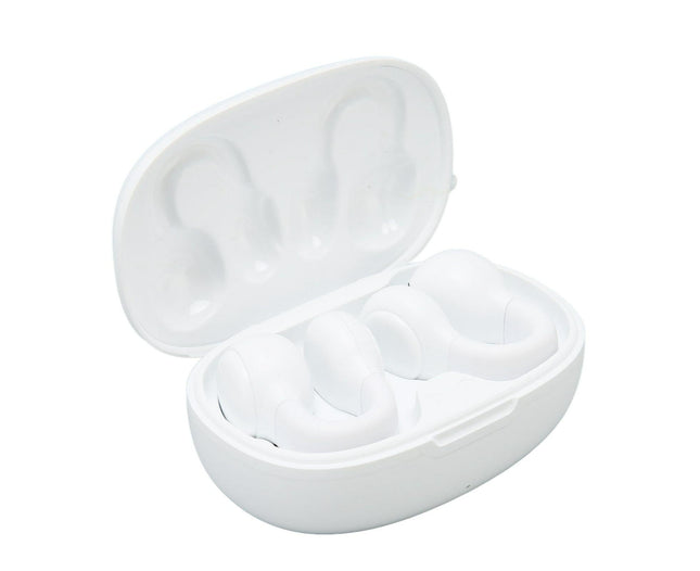 Wireless Earbuds Noise Reduction Bluetooth 5.3 Wireless Sports Earphones with Earhooks for Sports Work White