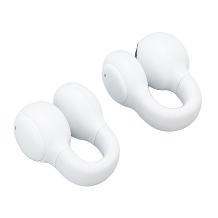Wireless Earbuds Noise Reduction Bluetooth 5.3 Wireless Sports Earphones with Earhooks for Sports Work White