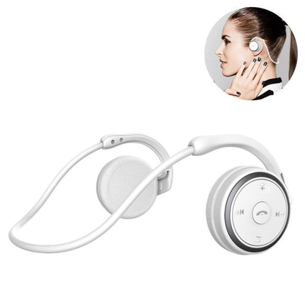Neckband Headphones - Lightweight Foldable - Wireless Sweatproof Sports Headset with Mic