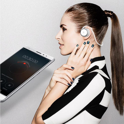 Neckband Headphones - Lightweight Foldable - Wireless Sweatproof Sports Headset with Mic