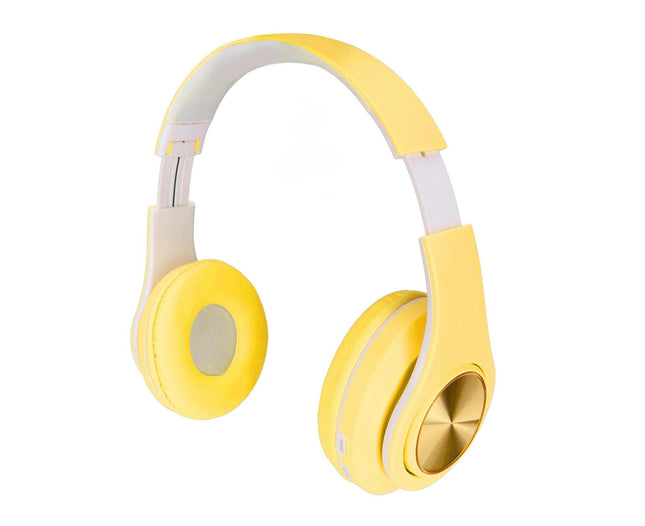 Bluetooth Headset Noise Reduction Foldable Over Ear Wireless Headphone with Colorful Light for Phone – product detail
