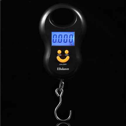 Portable 50kg/10g LCD Digital Hanging Weight Electronic Luggage Hook Scale