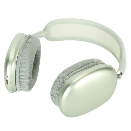 Wireless Bluetooth Headphones Adjustable Foldable Headsets with Microphone for Laptop Phone Work School Travel Sports Green
