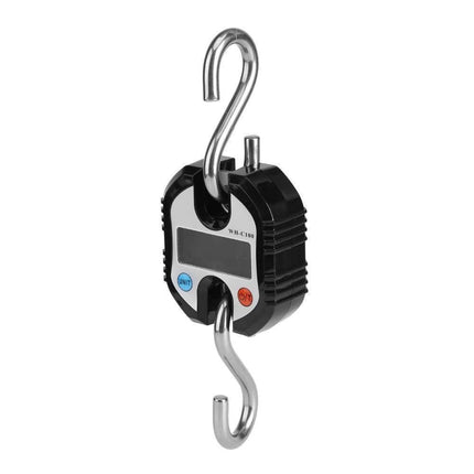 WeiHeng Portable Crane LCD Digital Electronic Hook Hanging Scales Loop Weighing Balance Black