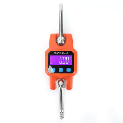 WH-C06 Rechargeable Digital Hanging Scale Mini Crane Scale Electronic Hook Scale for Home(Orange )