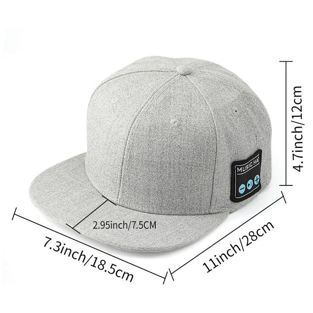 Dark Gray Wireless Bluetooth Hat – product detail