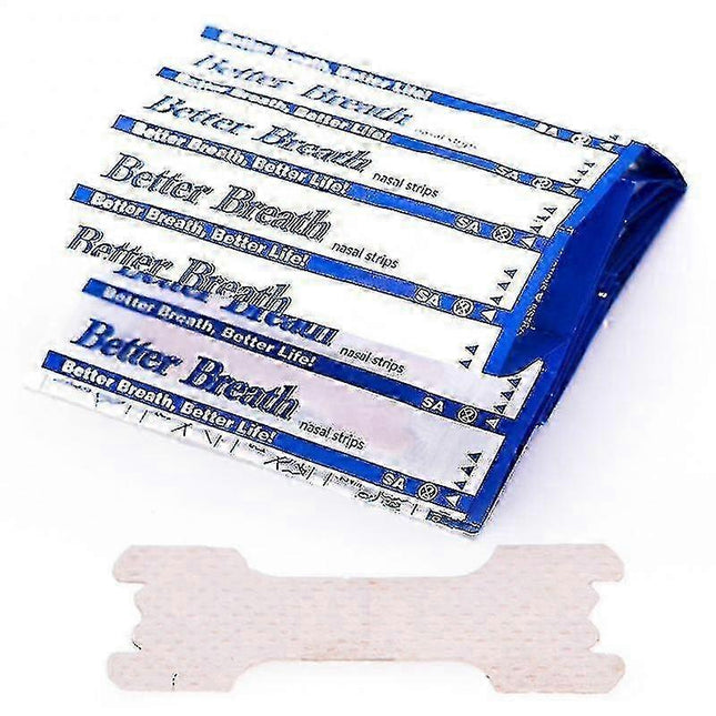 50pcs Nasal Strips Anti Snoring Improve Breath Stickers Nose Ventilation Pads Stop Snoring V1263-JX-165