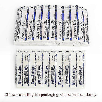50pcs Nasal Strips Anti Snoring Improve Breath Stickers Nose Ventilation Pads Stop Snoring