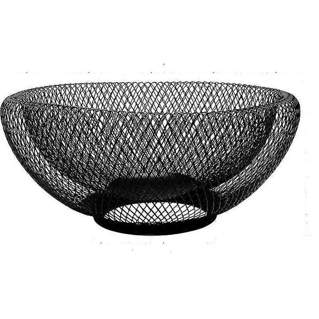 Fruit Bowl Black Fruit Basket Metal Bowl Black Metal Basket Decorative – product detail