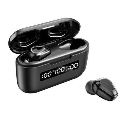 G40 Bluetooth-compatible 5.0 Heavy Bass In-ear Waterproof Earbuds Earphone for Phone-Black
