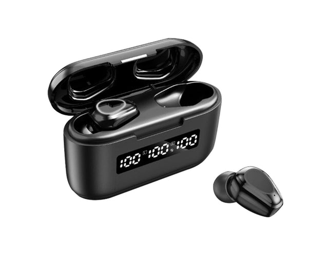 G40 Bluetooth-compatible 5.0 Heavy Bass In-ear Waterproof Earbuds Earphone for Phone-Black V1263-JX-183