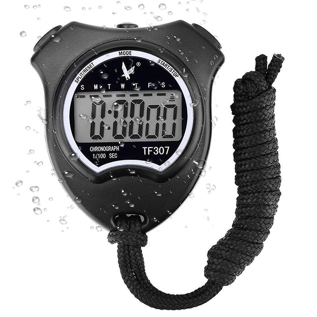 Digital Sport Stopwatch Watch Digital Stopwatch with Alarm/Calendar for Swimming Football Sports