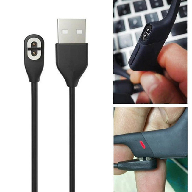 Usb Charging Cord Charger Line Compatible With Aftershokz Aeropex As800 Black – product detail