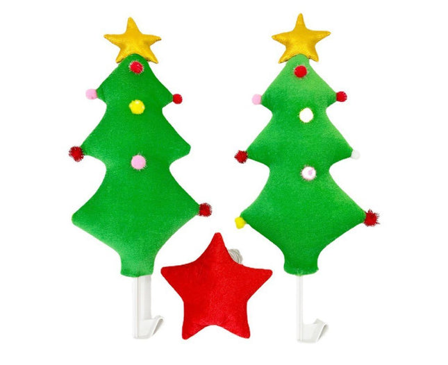 Christmas Car Decorations Christmas Tree Car Kit Vehicle Windows Ornaments Xmas Car Styling Gift in Red