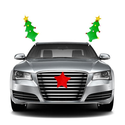 Christmas Car Decorations Christmas Tree Car Kit Vehicle Windows Ornaments Xmas Car Styling Gift