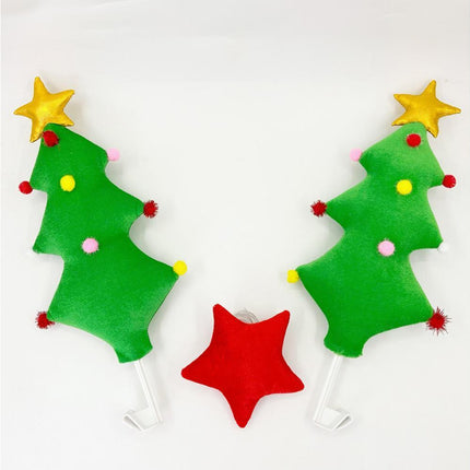 Christmas Car Decorations Christmas Tree Car Kit Vehicle Windows Ornaments Xmas Car Styling Gift