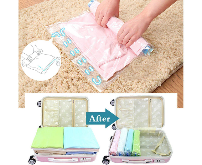 10Travel Compression Bags Travel Essentials Vacuum Packing Space Saver Bags for Cruise Travel Accessories – product detail
