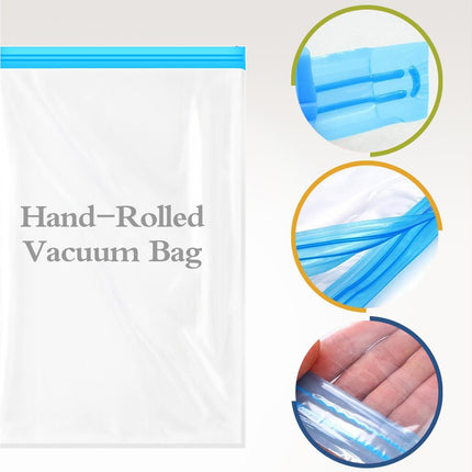 10Travel Compression Bags, Travel Essentials Vacuum Packing Space Saver Bags for Cruise Travel Accessories (10-Travel)