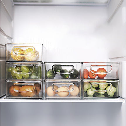 Refrigerator Organizer Bins Clear