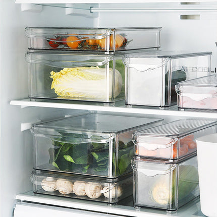 Refrigerator Organizer Bins Clear