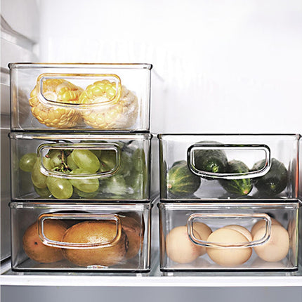 Refrigerator Organizer Bins Clear