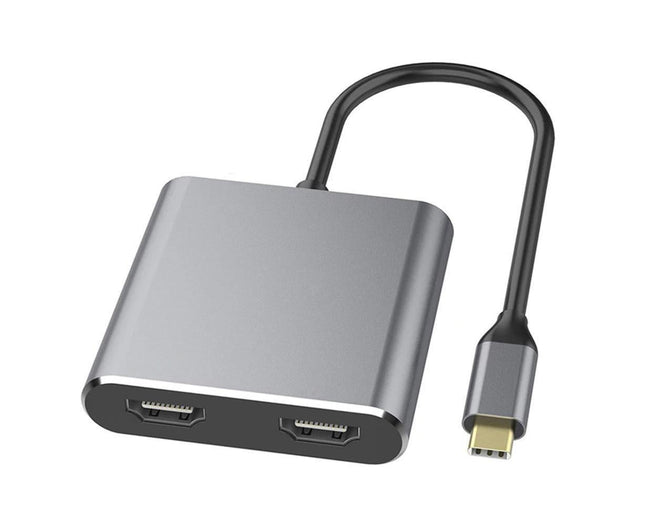 4 in1 Type C to Dual HDMI-compatible USB 3.0 4K Display Adapter Converter for MacBook Pro – product detail