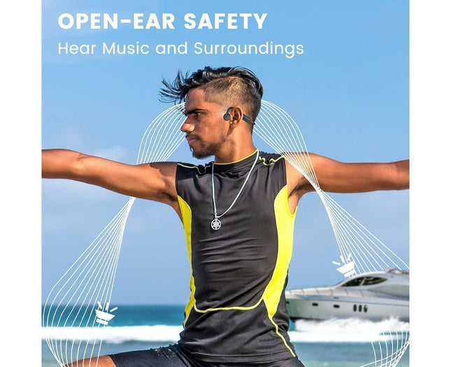 Air Open Ear Bone Conduction Headphones Wireless Bluetooth 5.0 with Mic – product detail