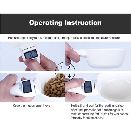 Pet Food Water Scoop Kitchen Scale Spoon