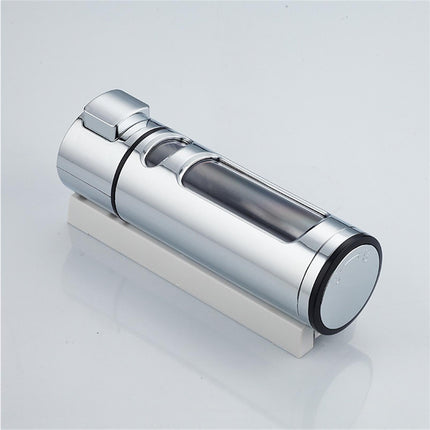 400ml Liquid Soap Dispenser Sturdy Press Type Wall Mounted Hand Wash Soap Dispenser for Bathroom-Silver