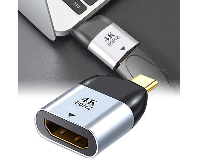 Compatible USB Type C to HDMI-compatible Cable 4K 60HZ Converter Adapter for Thunderbolt 3