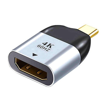 Compatible USB Type C to HDMI-compatible Cable 4K 60HZ Converter Adapter for Thunderbolt 3 - Grey