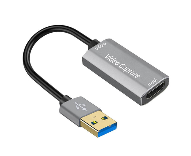 HDMI-compatible to USB Video Capture Card Game Camera Recorder Live Streaming Webcasting