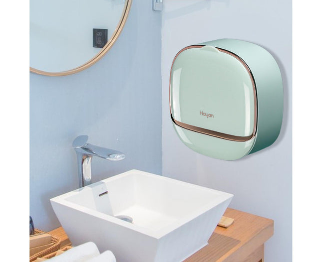 Soap Box Flip Cover Waterproof Dust-proof Wall-Mounted Soap Holder with Lid for Bathroom -Mint Green – product detail