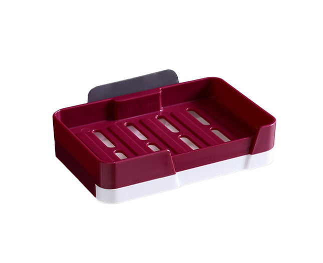Soap Box Punch Free Good Load Capacity Plastic Soap Holder with Water Tray for Home