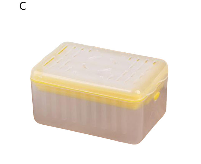 Soap Box with Bubbler Hands Free Transparent Detachable Easy to Clean Storage Plastic Roller Style Soap – product detail