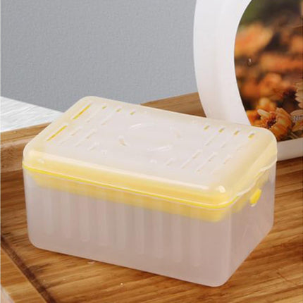 Soap Box with Bubbler Hands Free Transparent Detachable Easy to Clean Storage Plastic Roller Style Soap Holder Bathroom Accessories
