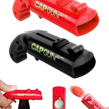 Beautiful Gift 2 Pack Beer Bottle Opener Cap Gun,Kitchen Gadgets Novelty Unique Gifts for Men