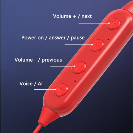 Bluetooth Headphones Neckband Wireless Earphones In-Ear Sports Earbuds